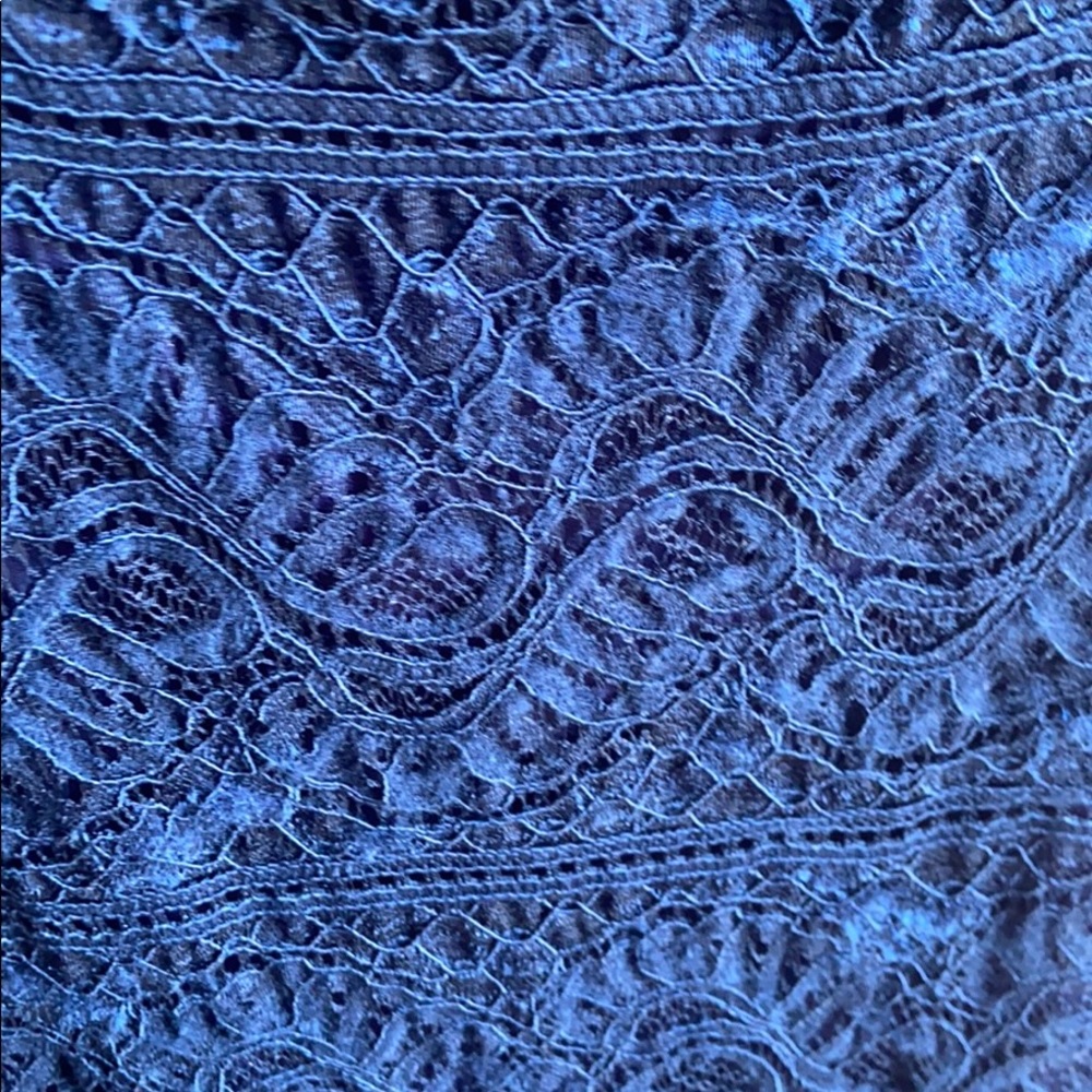 Navy blue stretchy dress. - Picture 3 of 5